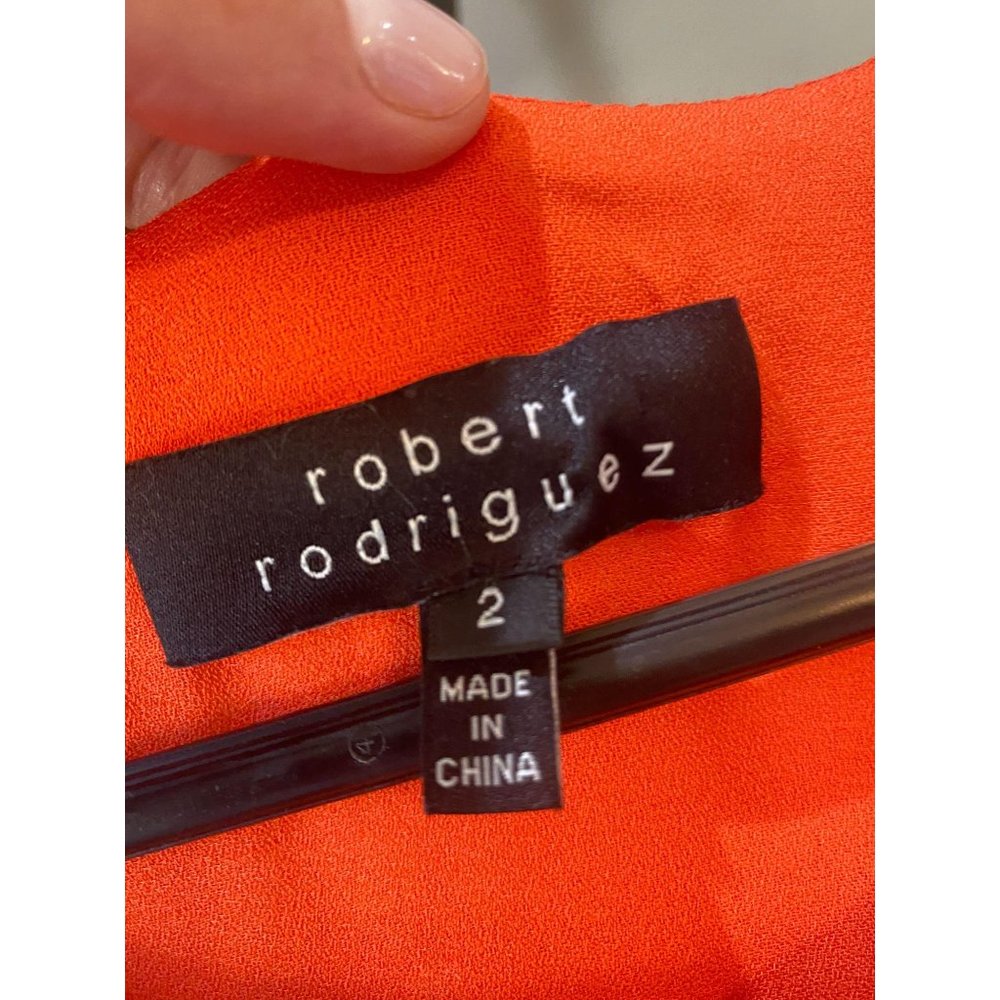 Robert Rodriguez One Sleeve 100% Silk Dress 2 - Picture 6 of 6